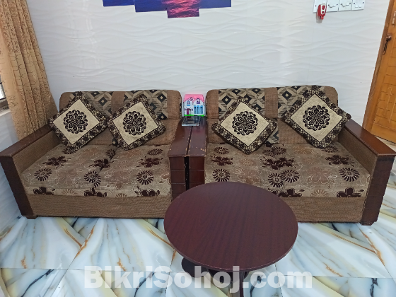 Sofa set with Tea table